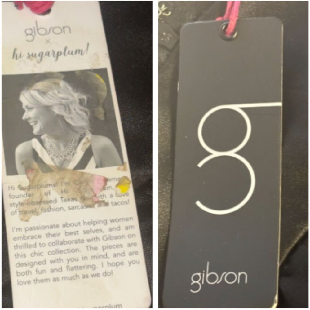 NWT New Gibson Look Satin Box Pleated Mini Skirt Black Size M - Picture 7 of 7